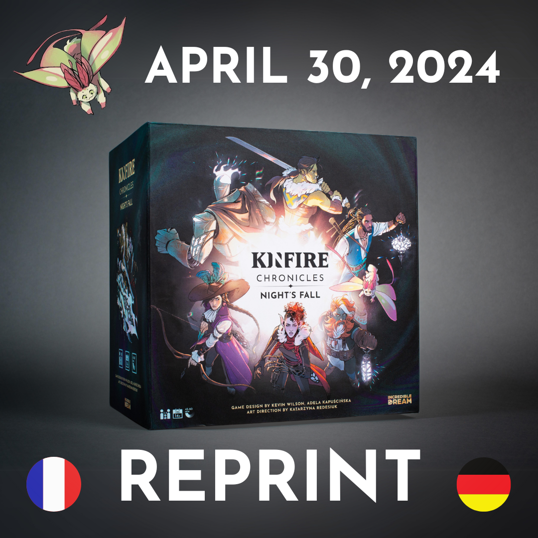 Kinfire Chronicles Sold Out! Reprint to be available on the upcoming K