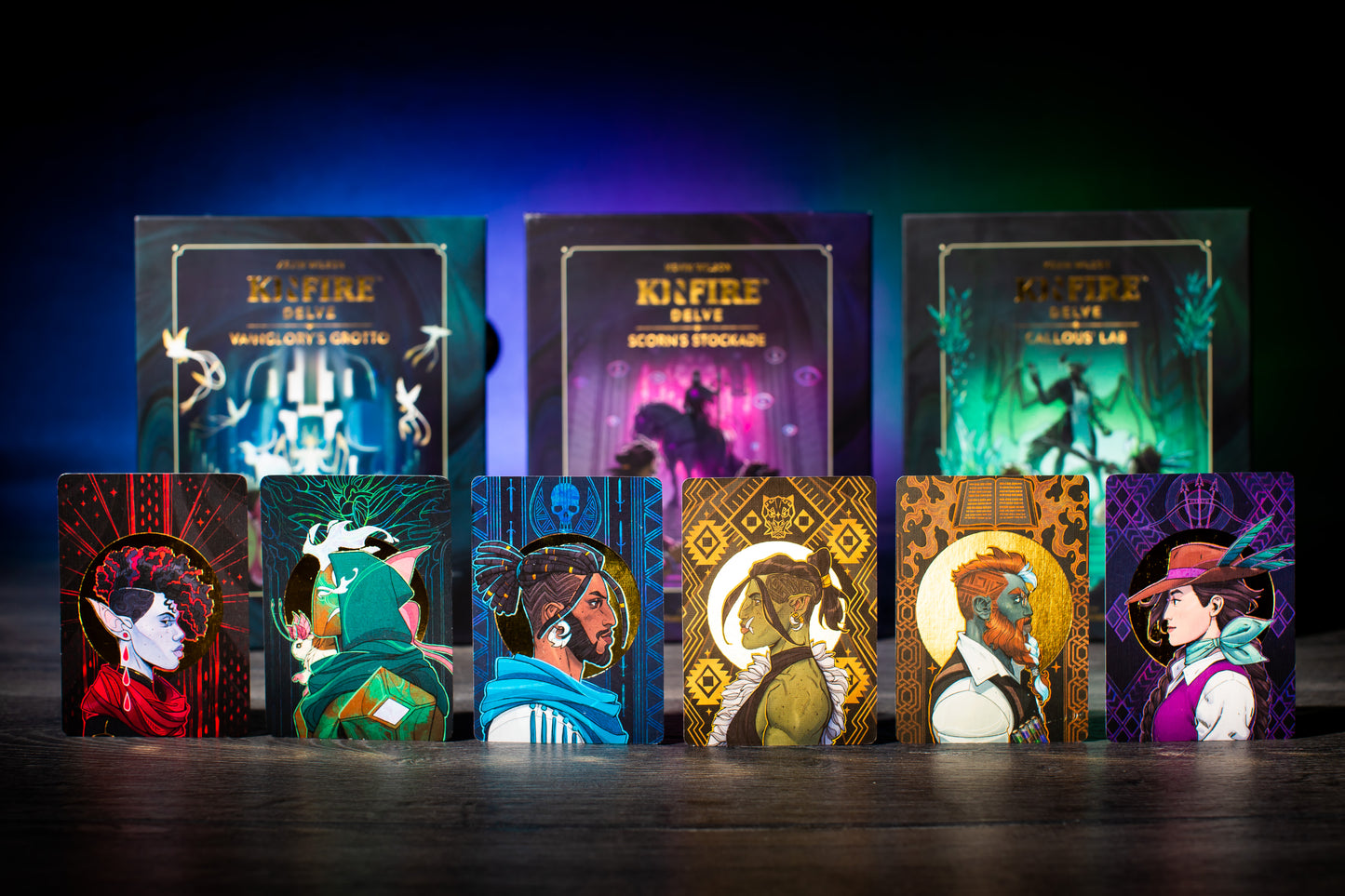 Kinfire Delve Bundle (3 Games + Playmat)