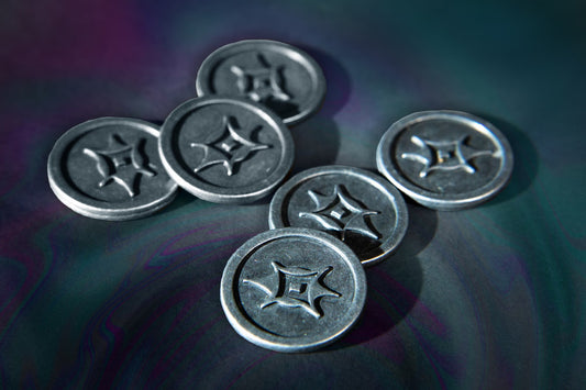 Kinfire Chronicles - Metal Fate Tokens