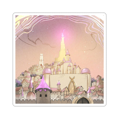 Lighthouse Sticker Pink, Kinfire Webtoon (S1)