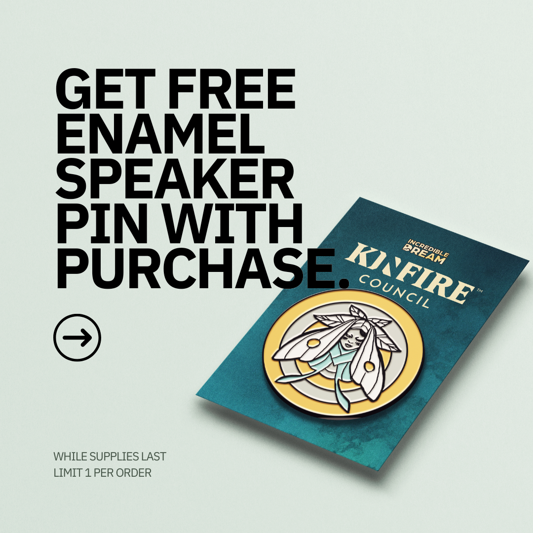 Kinfire Council Enamel Speakers Pin