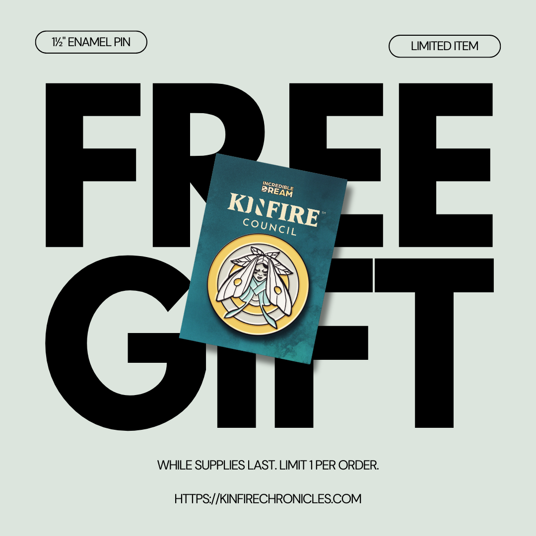 Kinfire Council Enamel Speakers Pin