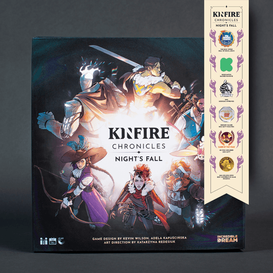 Kinfire Chronicles: Night's Fall Board Game (2nd Printing) - (PREORDER)