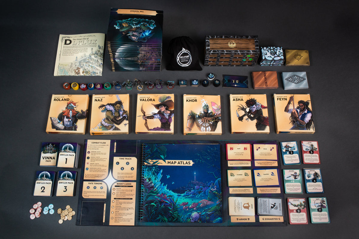 Kinfire Kinfire Chronicles: Night's Fall Board Game (2nd Printing)