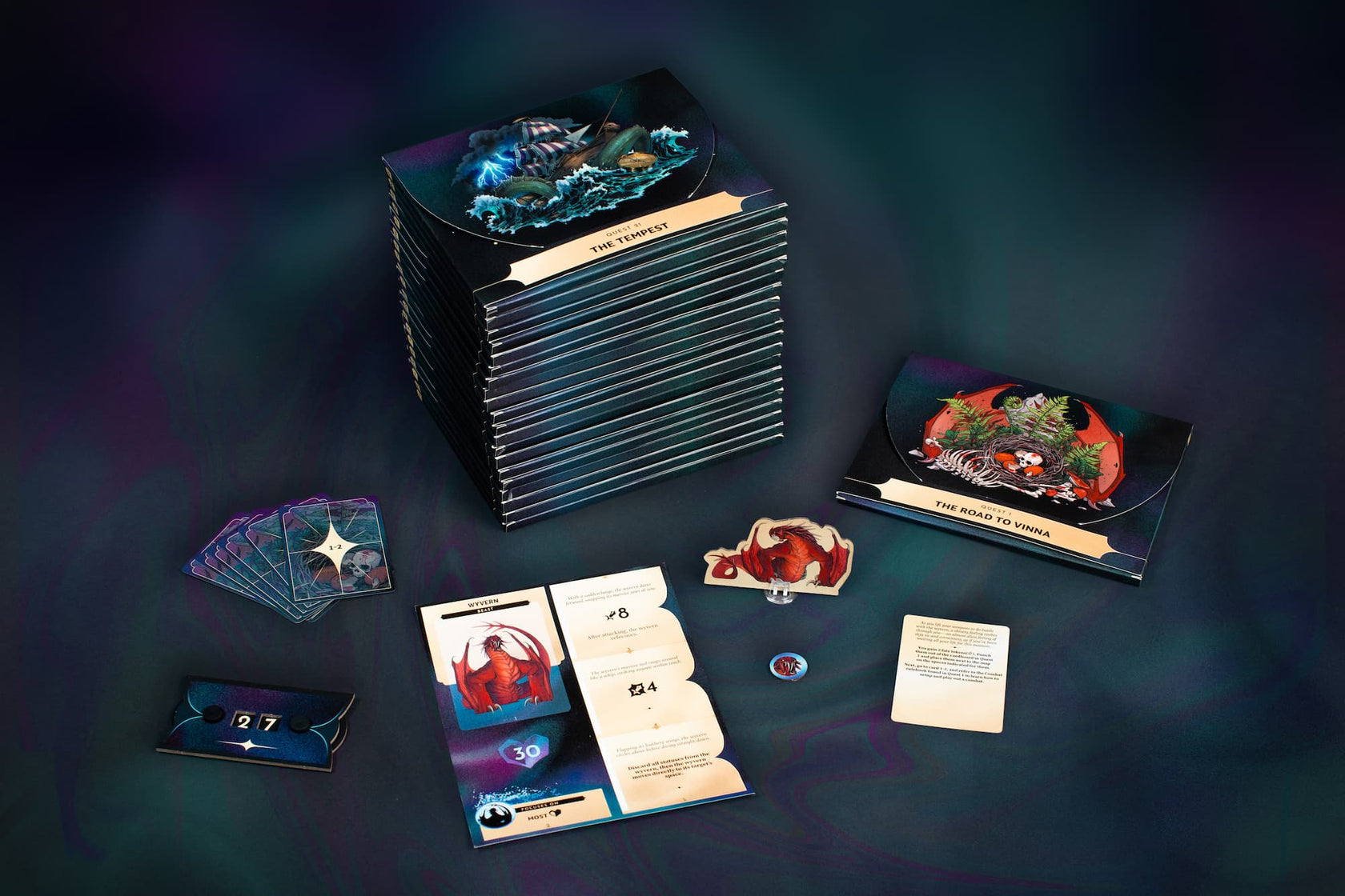 Kinfire Chronicles Night's Fall (Board Game)