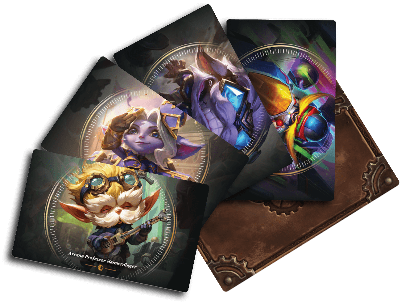 Four exclusive Mechs vs. Minions skin cards