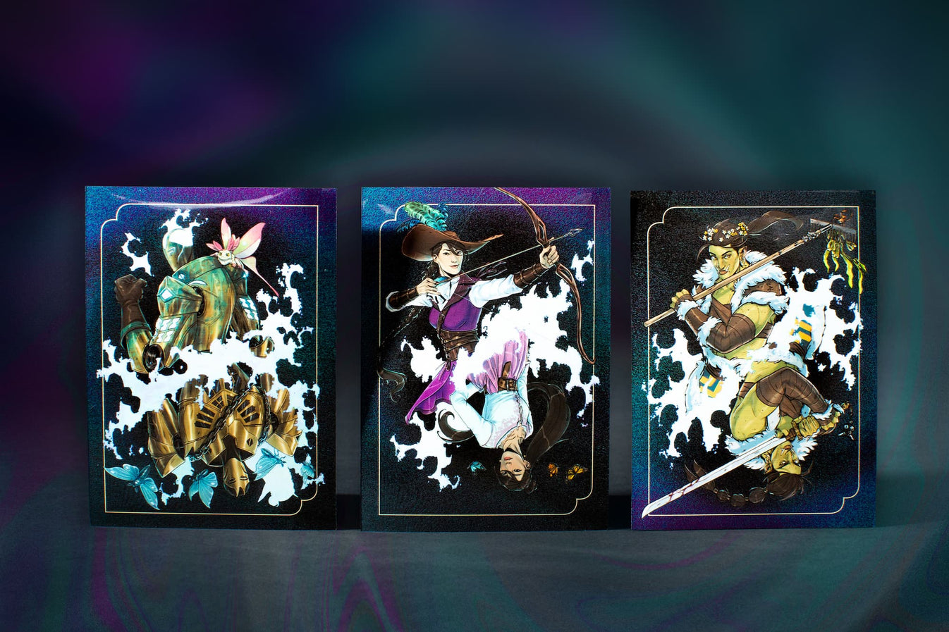 Kinfire Chronicles Custom Card Sleeves, 6 designs